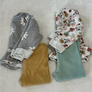 Gerber Baby 4 pc outfit set size 12 mos.